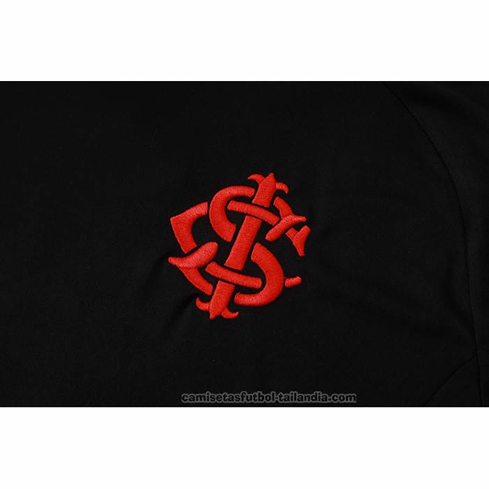 Chandal del SC Internacional Manga Corta 24/25 Negro - Pantalon Corto